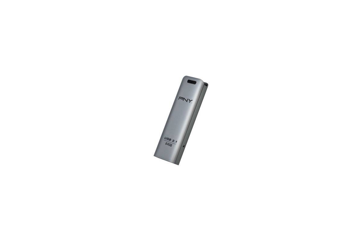 PNY FD64GESTEEL31G-EF USB stick 64 GB 3.2 Gen 1 (3.1 Gen 1) Roestvrijstaal-0