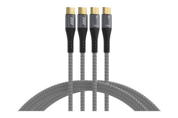 EFB Elektronik USB-CC-00005 USB-kabel USB 2.0 1 m USB C Zwart, Grijs