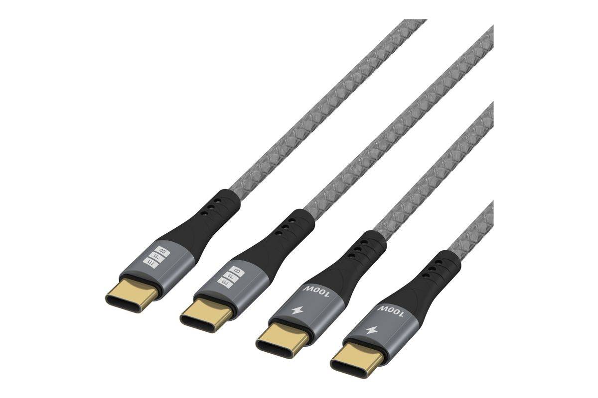 EFB Elektronik USB-CC-00005 USB-kabel USB 2.0 1 m USB C Zwart, Grijs-2