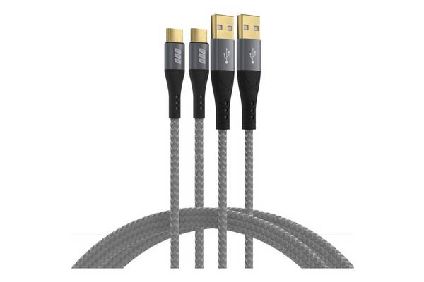 EFB Elektronik USB-AC-00007 USB-kabel USB 2.0 2 m USB A USB C Zwart, Grijs