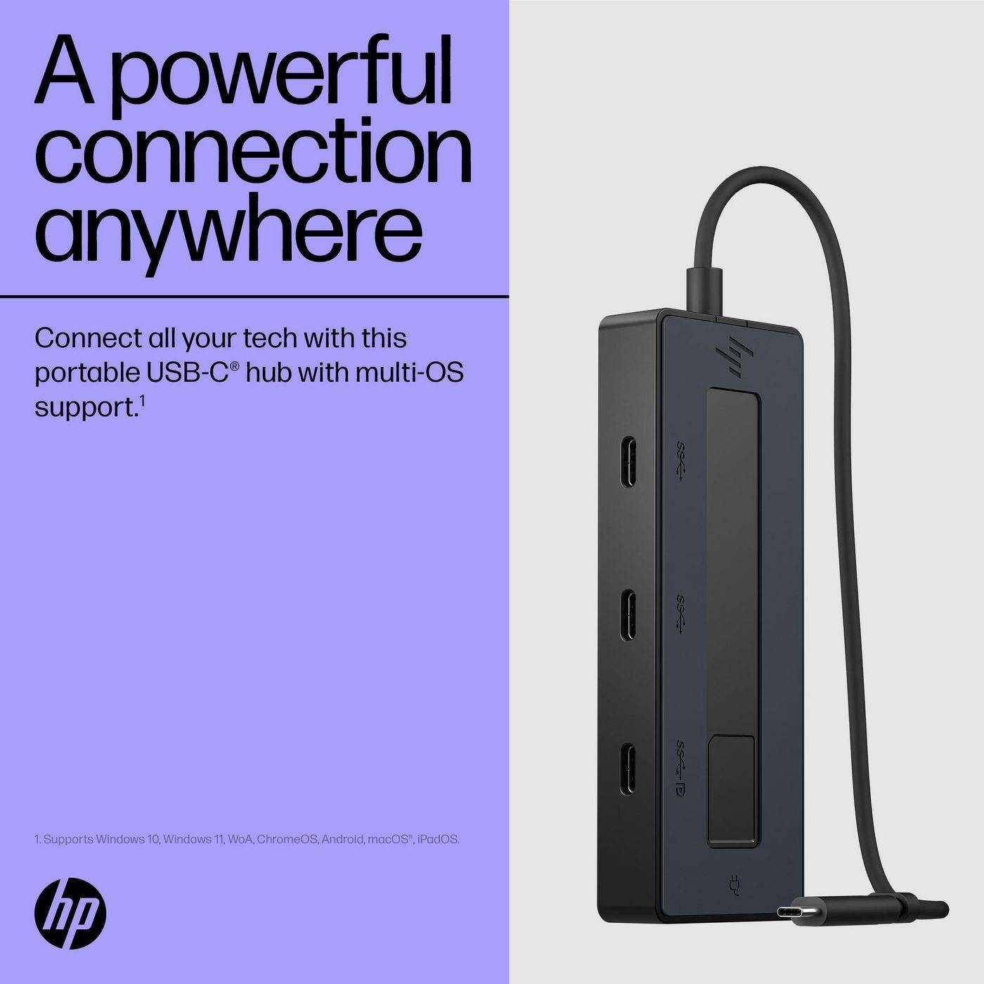 Symboolafbeelding voor HP 4K USB-C Multiport Hub