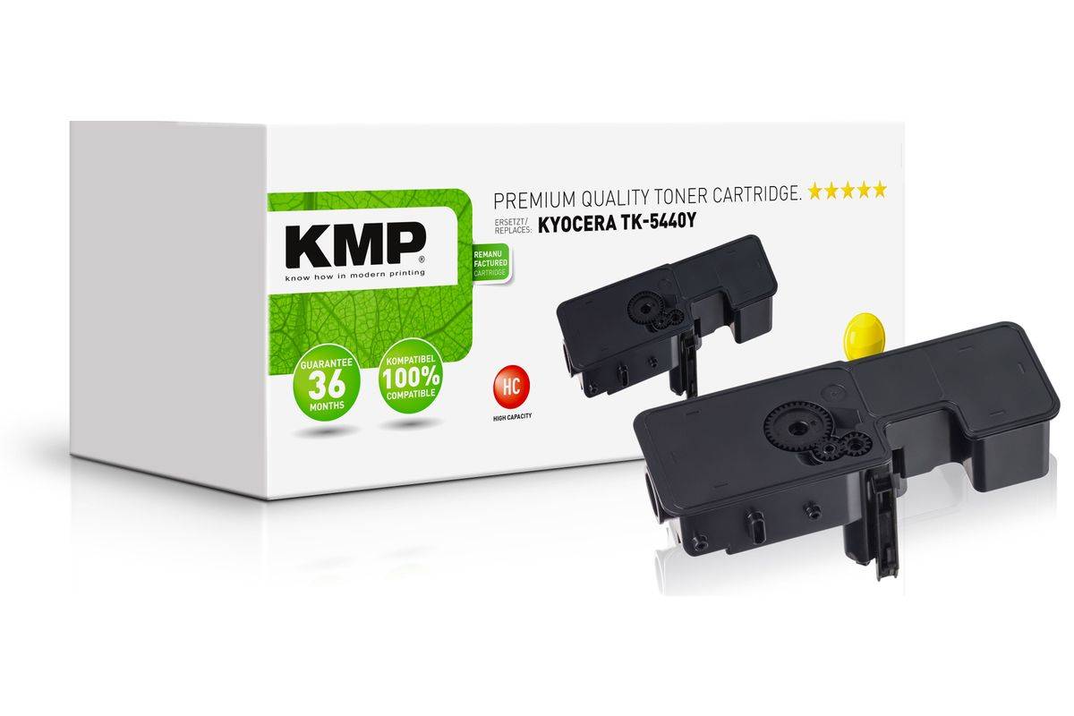 KMP-toner voor Kyocera TK-5440Y PA2100/MA2100-serie, geel, gereviseerd-0