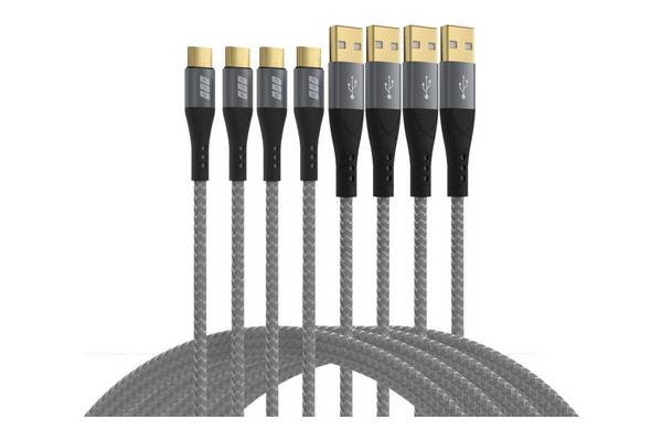 EFB Elektronik USB-AC-00005 USB-kabel USB 2.0 USB A USB C Zwart, Grijs