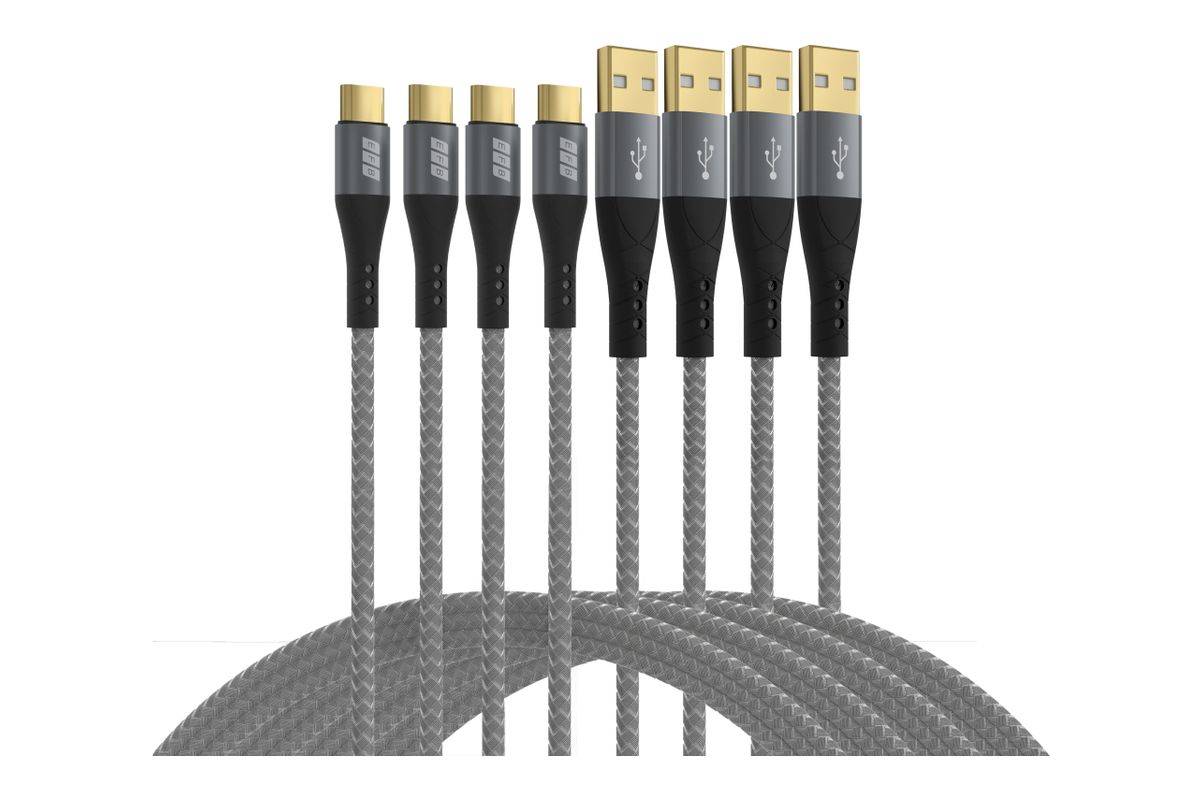 EFB Elektronik USB-AC-00005 USB-kabel USB 2.0 USB A USB C Zwart, Grijs-0