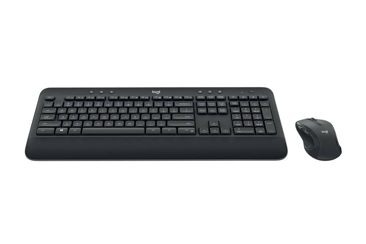Logitech 920-008923 toetsenbord Inclusief muis Kantoor RF Draadloos QWERTY US International Zwart-0