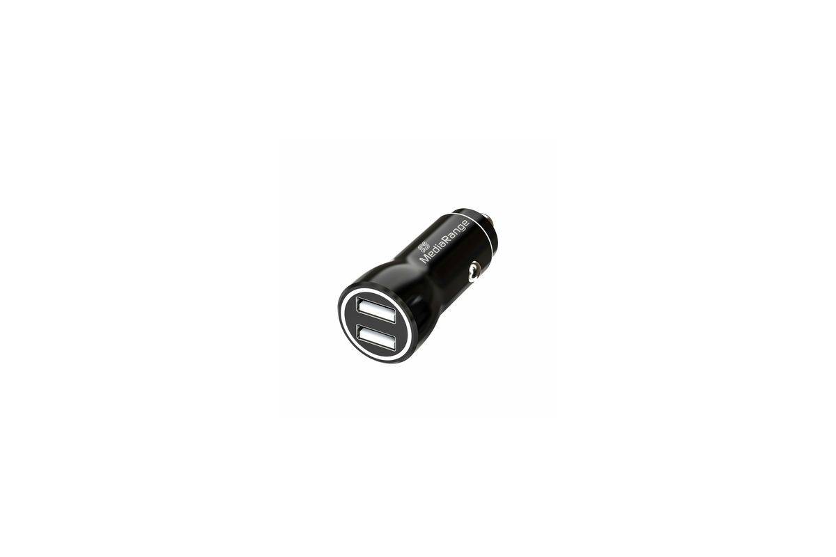 MediaRange MRMA103-03 oplader voor mobiele apparaten, universeel, zwart, DC, auto-0