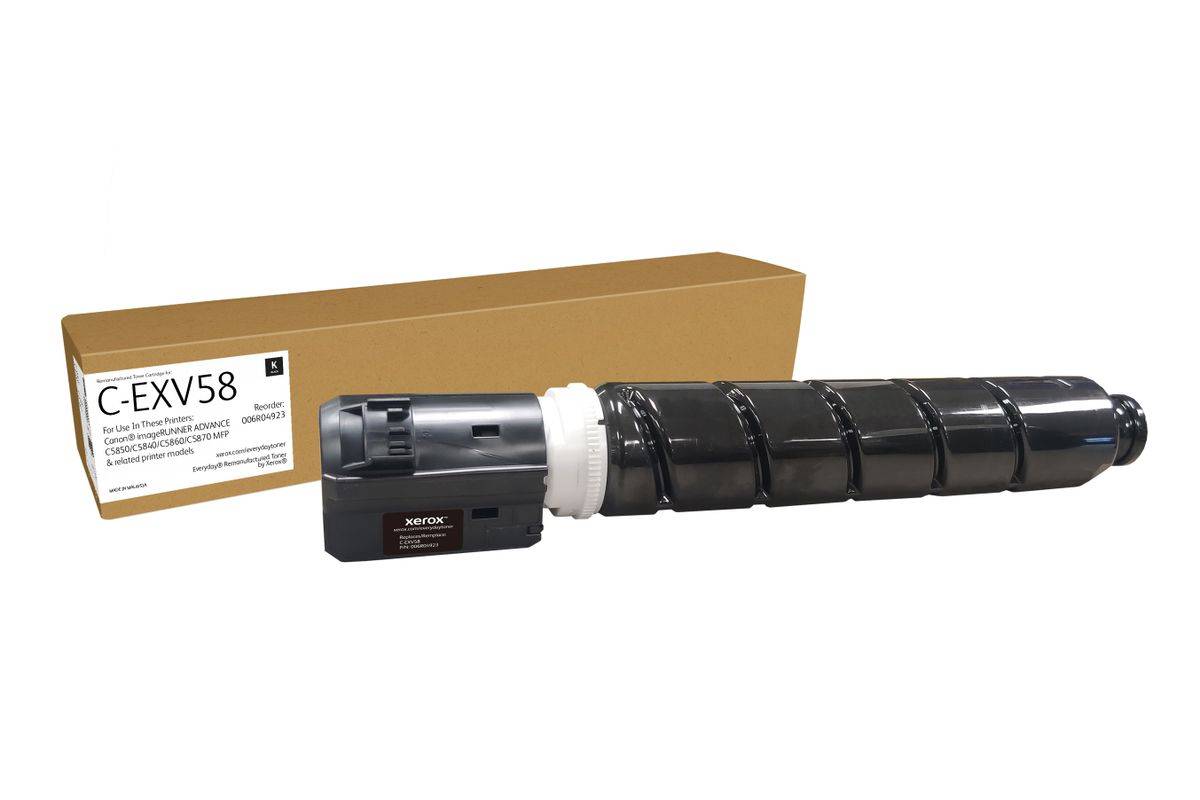 Everyday™ zwarte gereviseerde toner van Xerox, compatibel met Canon C-EXV58 (3763C002AA), standaardcapaciteit-0