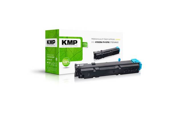 KMP-toner voor Kyocera TK-5370C PA3500/MA3500-serie, cyaan, 5000 pagina's, gereviseerd.