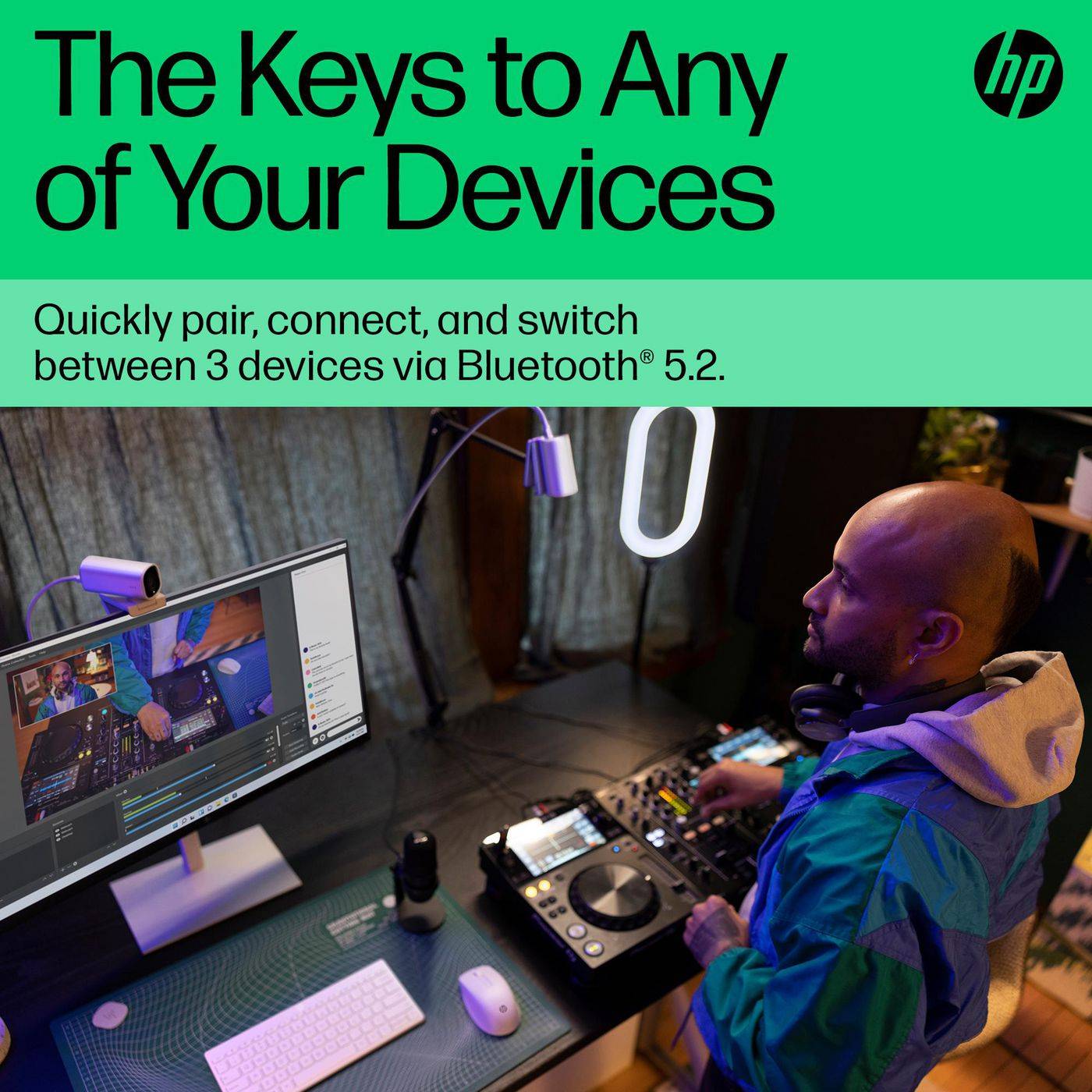 Symboolafbeelding voor HP 350 Compact Multi-Device Bluetooth-toetsenbord