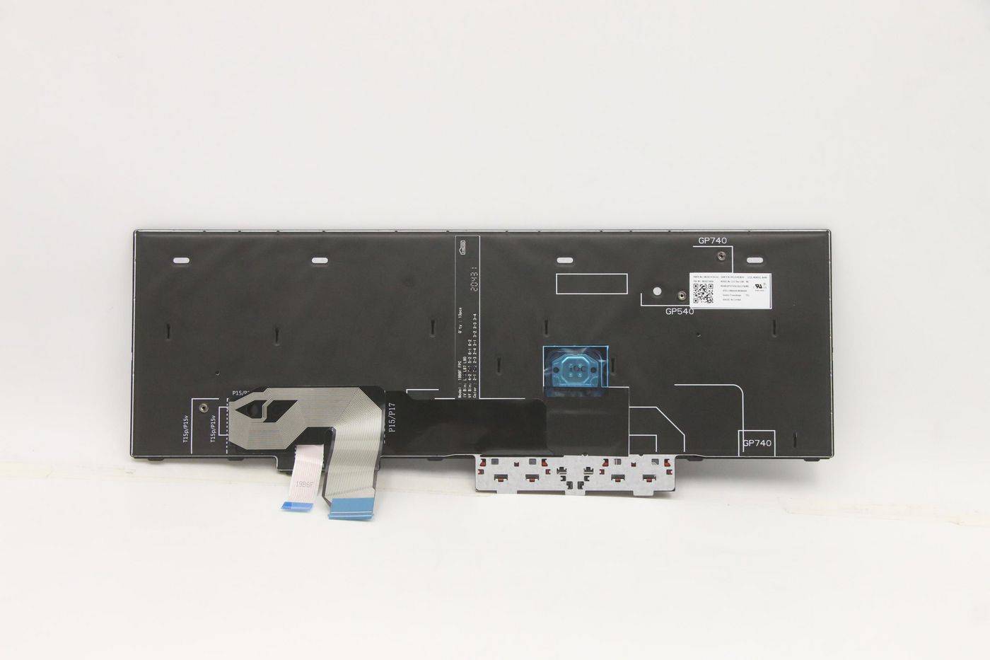 Lenovo-bordtoetsen voor ThinkPad P15 Gen 1 (type 20ST, 20SU), Nordic-1
