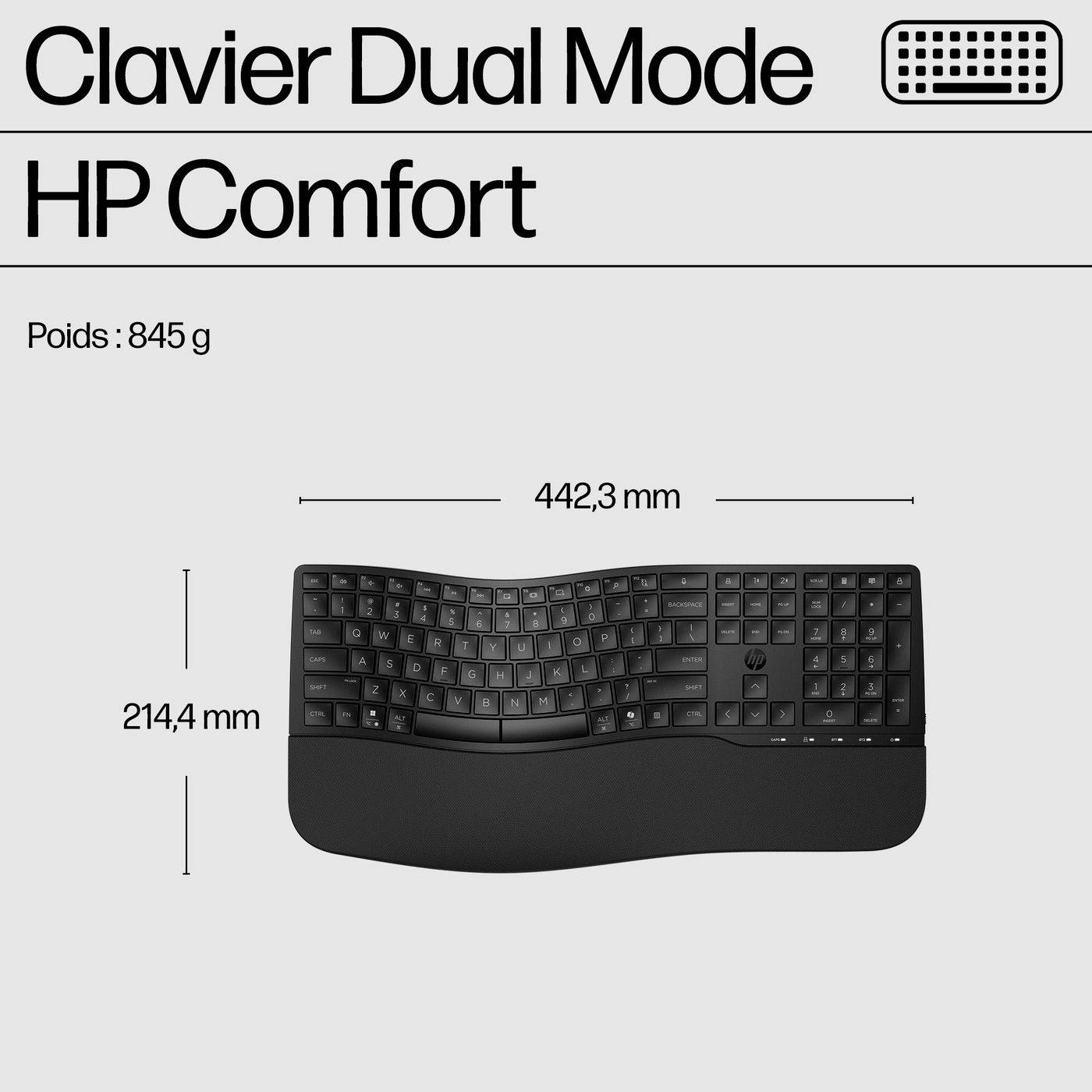 Symboolafbeelding voor HP 685 Comfort Dual-Mode toetsenbord- en muiscombinatie
