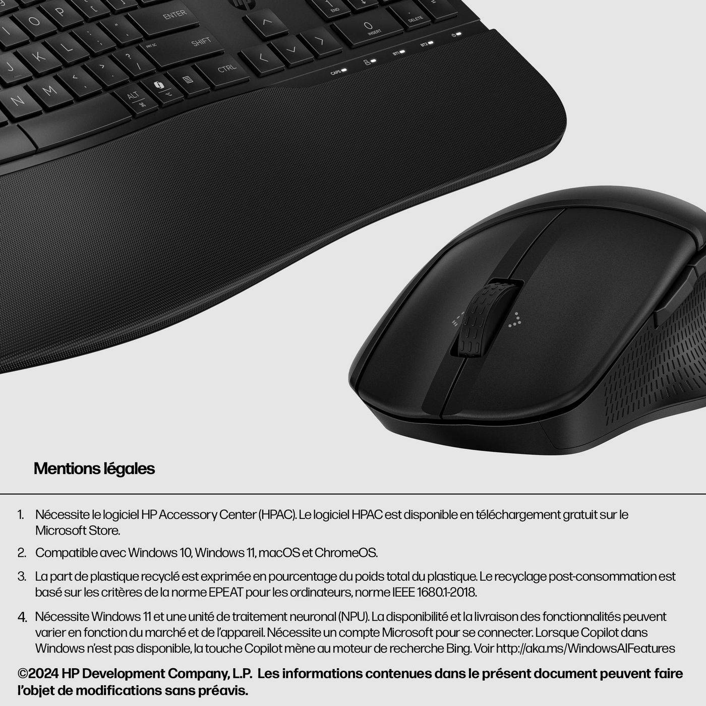 HP INC 685 Comfort Dual-Mode Keyboard and Mouse Combo (8T6L7UT) - QWERTY-2