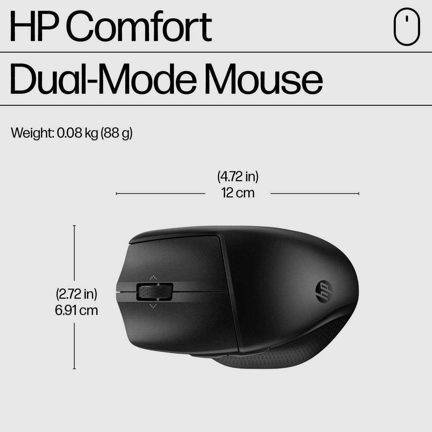 Symboolafbeelding voor HP INC 685 Comfort Dual-Mode Keyboard and Mouse Combo (8T6L7UT) - QWERTY