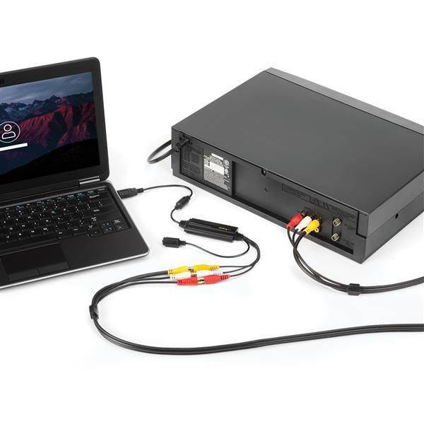Symboolafbeelding voor StarTech.com USB-videocapture-adapterkabel - S-Video/composiet naar USB 2.0 SD-videocapturekabel - TWAIN-ondersteuning -