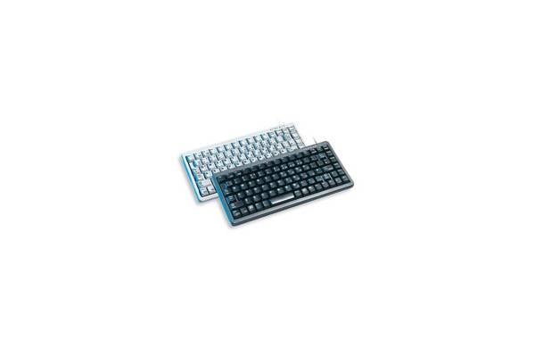 CHERRY Compact toetsenbord G84-4100, lichtgrijs, CH toetsenbord USB + PS/2 Grijs
