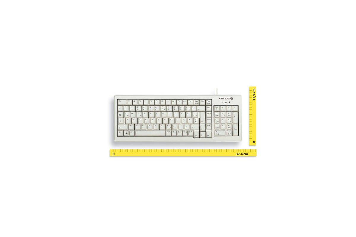 CHERRY XS toetsenbord Thuis USB QWERTZ Germans Grijs-2