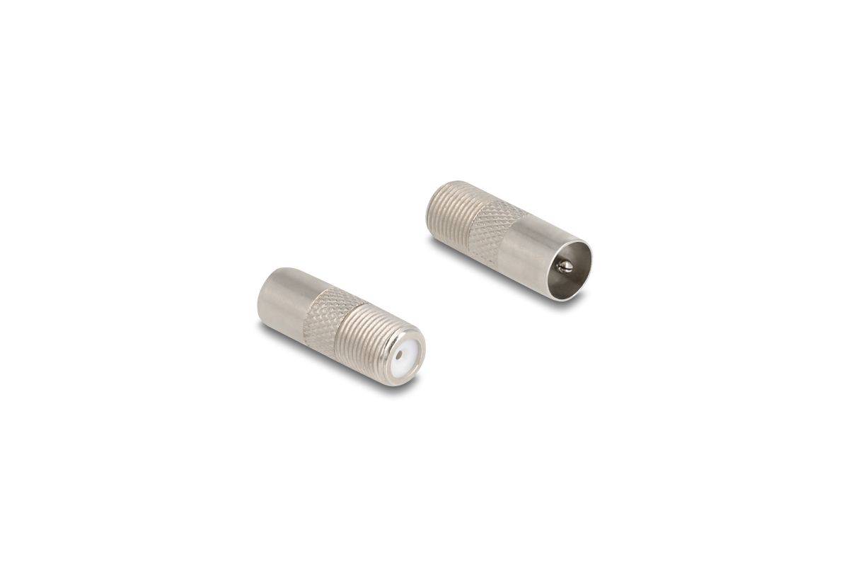 Delock DAB+ DVB-T2 Antenna F plug 5 - 25 dB active omnidirectional black adhesive mounting-2