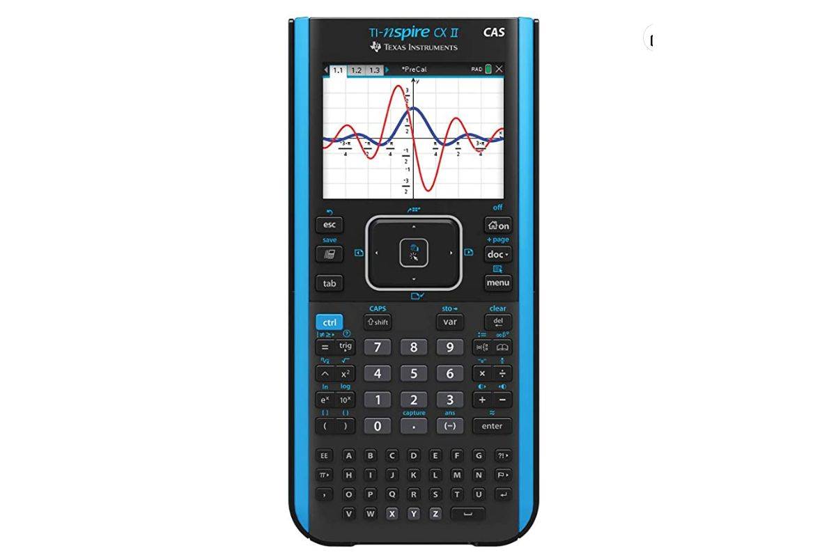 Texas Instruments TI NSPIRE CX II-T CAS rekenmachine Zakgrafische rekenmachine Zwart-0