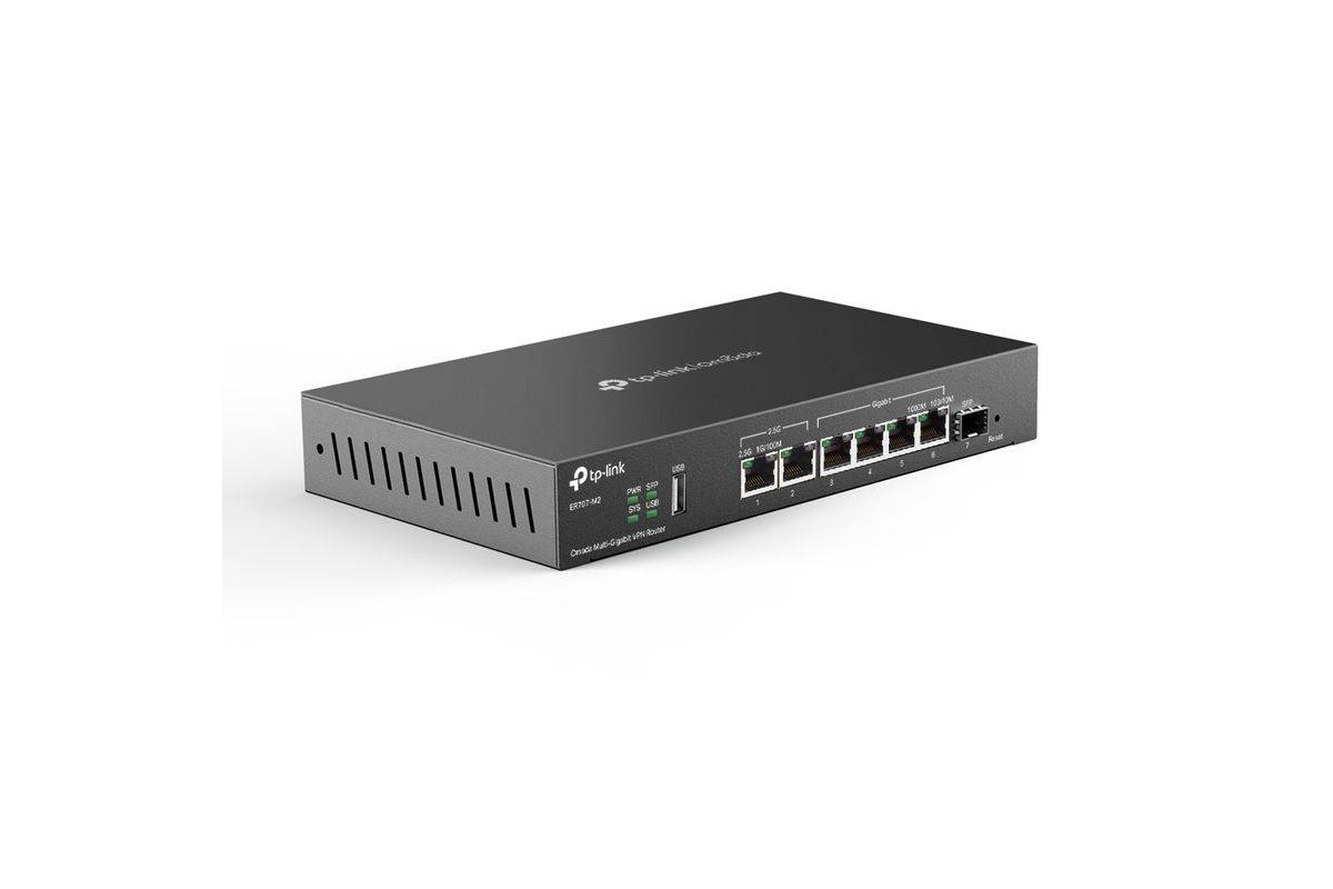 TP-Link Omada ER707-M2 bedrade router 2.5 Gigabit Ethernet, Fast Ethernet, Gigabit Ethernet Zwart-1