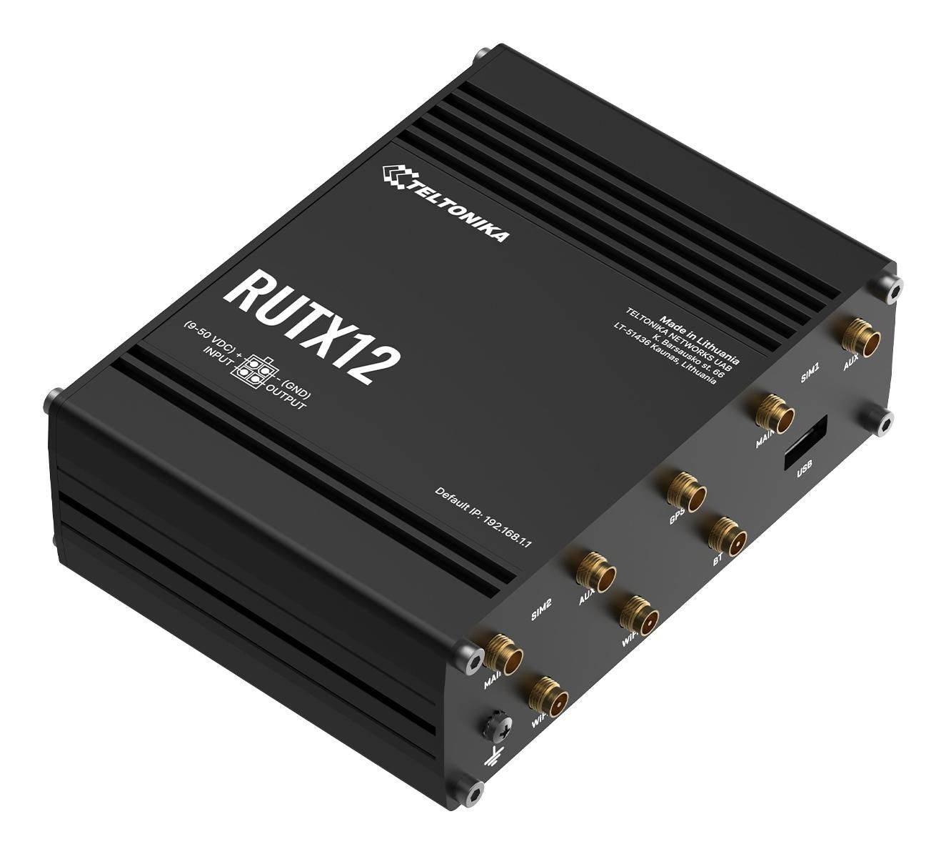 Symboolafbeelding voor Teltonika Networks RUTX12 DUAL LTE CAT 6 INDUSTRIËLE CELLULAIRE ROUTER