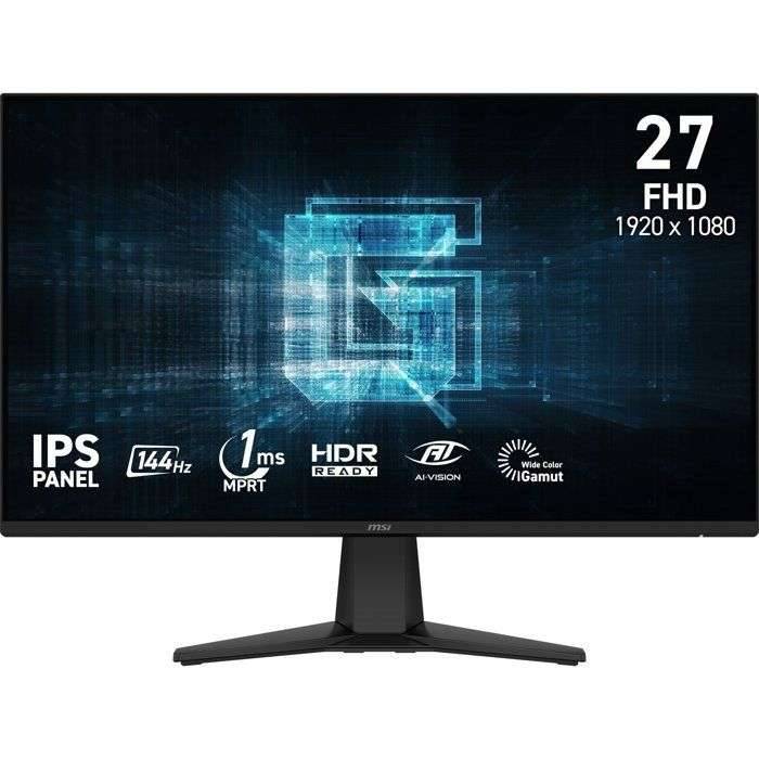 PC-gamerscherm - MSI - 27 inch - Full HD - 144 Hz - IPS-paneel - 1 ms - G275L E14-0