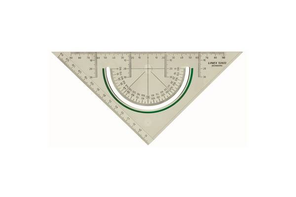 Linex S2622 45° cirkel Styreenacrylonitril (SAN) Transparant 1 stuk(s)