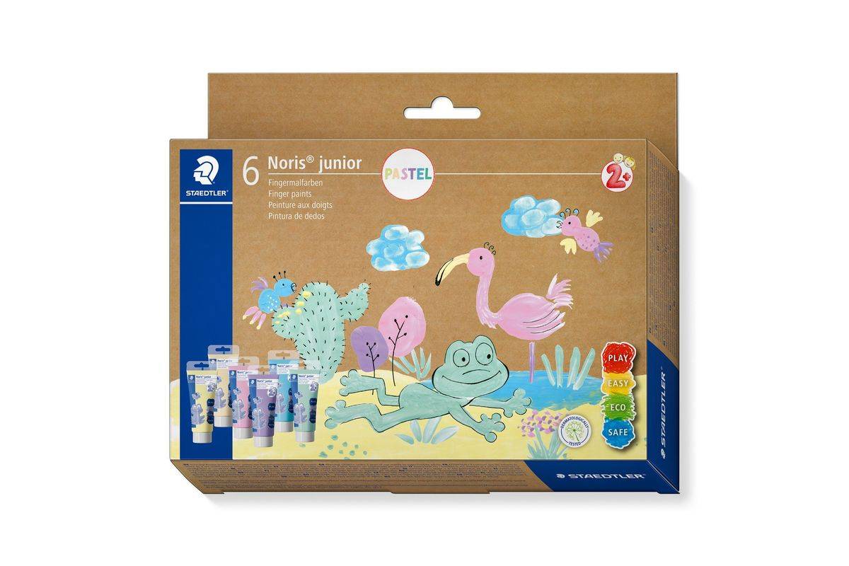 STAEDTLER vingerverf NJ pastel 6 stuks in een doos-0