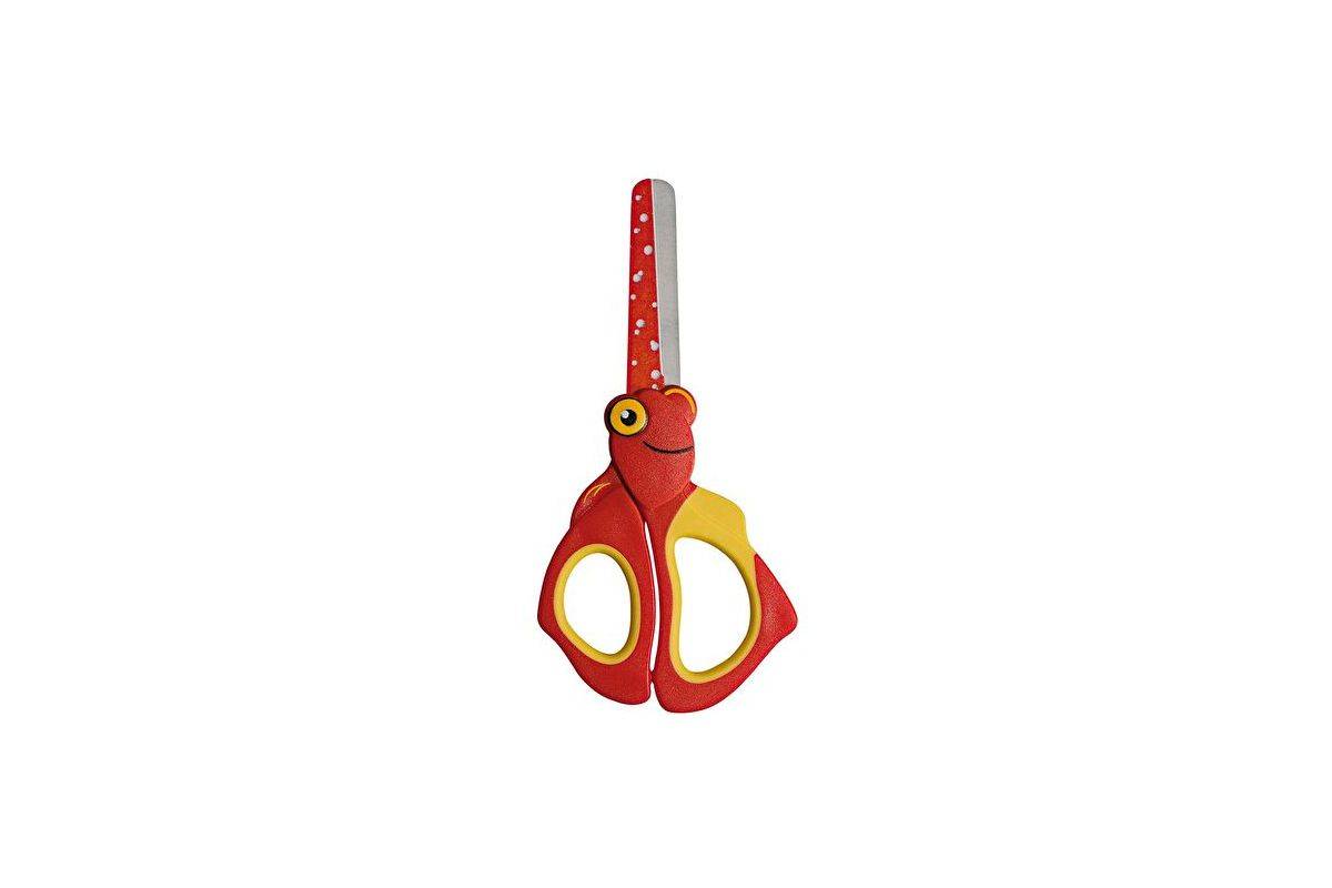 Wedo 73 6001 kantoor & knutselschaar Universeel Rechtenknip Rood, Geel-0