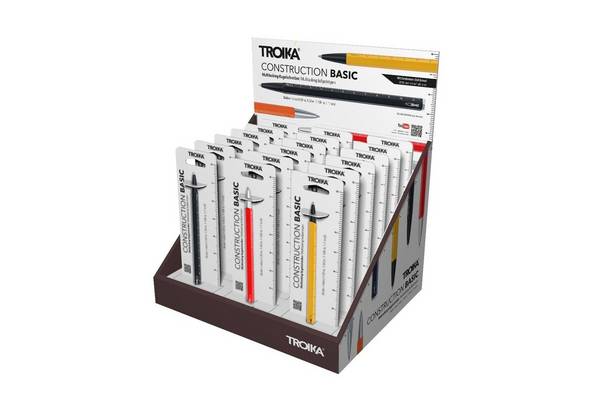 TROIKA CD147 balpen Verschillende kleuren Multifunctionele balpen 18 stuk(s)