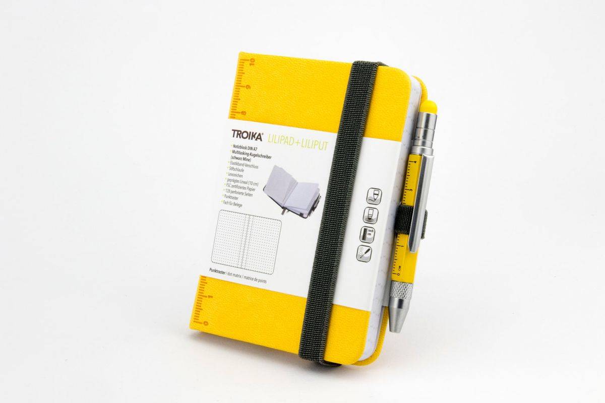 TROIKA NPP25/YE schrijfblok & schrijfpapier A7 128 vel Geel-2