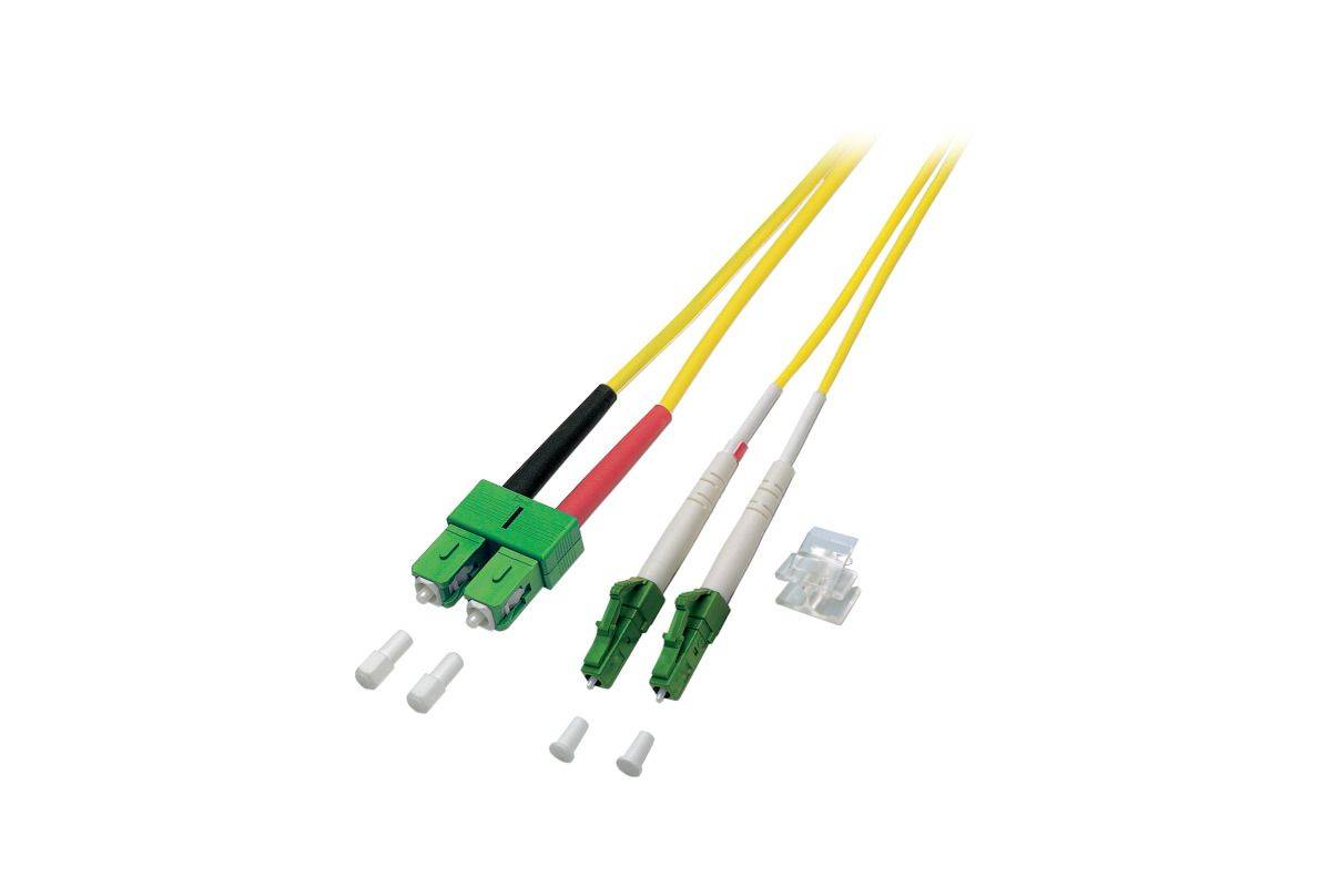 EFB Elektronik O0387.10 InfiniBand en Glasvezelkabel 10 m LC SC Geel-0