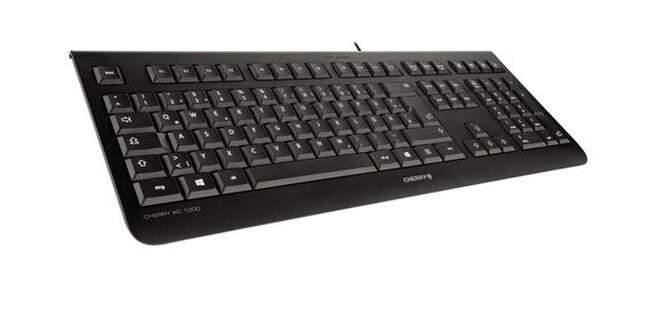Cherry KC 1000 - Keyboard - Corded - QWERTY SPAIN - Black-2