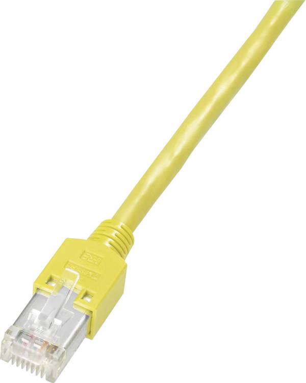 EFB RJ45 Patchk. S/UTP,Cat.5e,TM11,Dätw.CU 5502 PVC,5m,geel