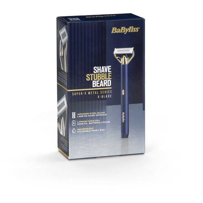 BABYLISS Baardtrimmer en Scheerapparaat - X-Blade Super-X Metal - Draadloos - 45 Min Batterijduur-3