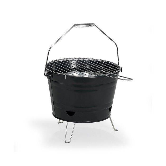 LIVOO Draagbare Houtskoolbarbecue - DOC327N - 27 cm Kookoppervlak - Opvouwbare Poten-0