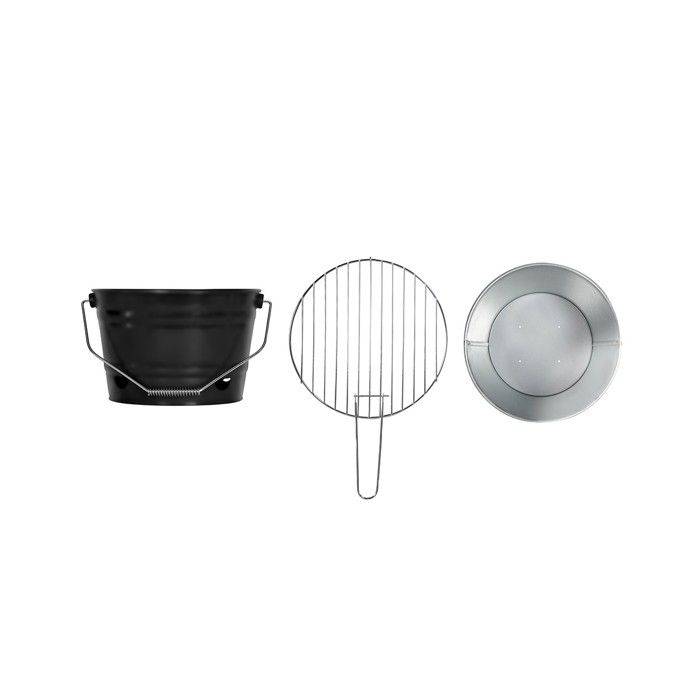 LIVOO Draagbare Houtskoolbarbecue - DOC327N - 27 cm Kookoppervlak - Opvouwbare Poten-3