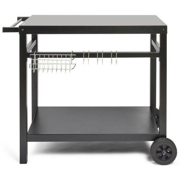 LIVOO Serveerwagen - Metaal - 85 x 50 cm Dienblad - Geschikt voor 2,3 of 4 Branders GS130