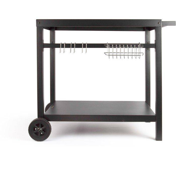 LIVOO Serveerwagen - Metaal - 85 x 50 cm Dienblad - Geschikt voor 2,3 of 4 Branders GS130-1