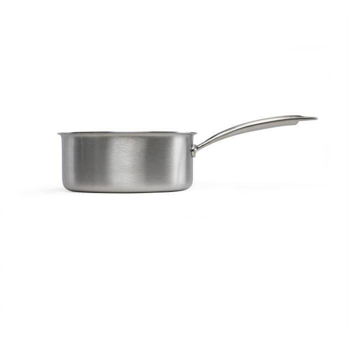 LIVOO MEP160 18 cm Brigade RVS Steelpan - Drievoudig RVS - Geschikt voor Alle Fornuizen, Inclusief Inductie - Gemaakt in-1