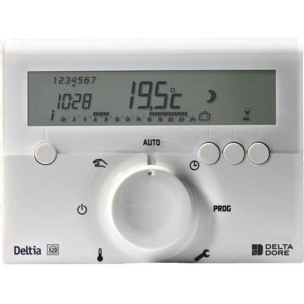 DELTA DORE Draadloze Programmeur en Ontvanger - Deltia 8.03 - Voor Verwarmingssystemen