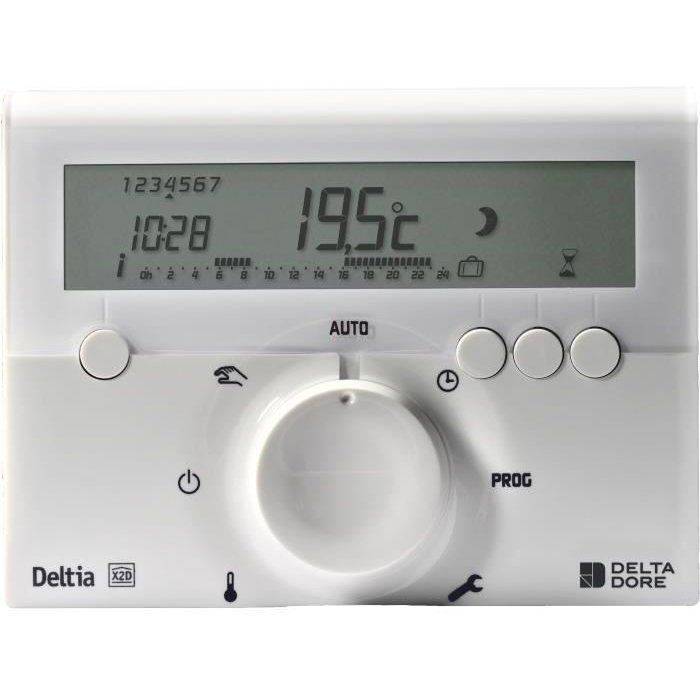 DELTA DORE Draadloze Programmeur en Ontvanger - Deltia 8.03 - Voor Verwarmingssystemen-0