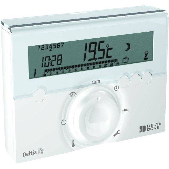 DELTA DORE Draadloze Programmeur en Ontvanger - Deltia 8.03 - Voor Verwarmingssystemen-1