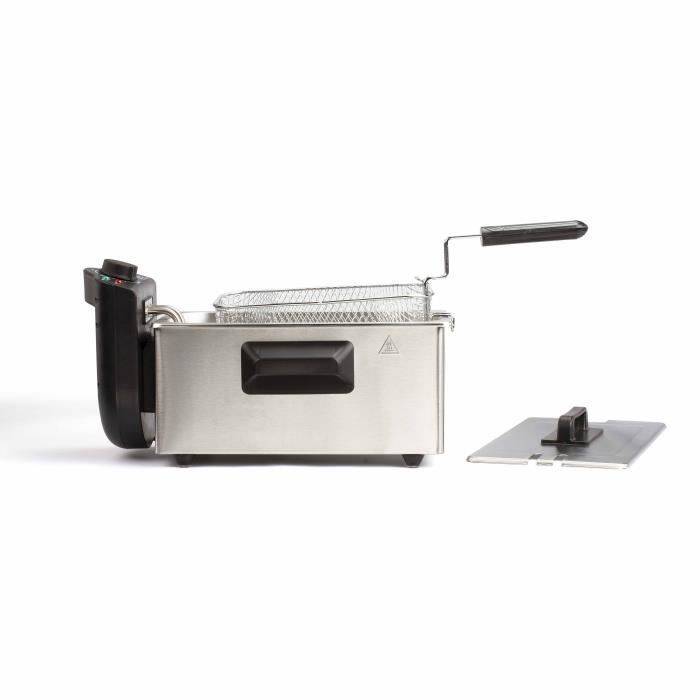 LIVOO Frituurpan DOC216 - 3 L - 2000 W - Verwijderbare Kom en Mand-3