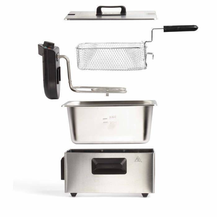LIVOO Frituurpan DOC216 - 3 L - 2000 W - Verwijderbare Kom en Mand-4