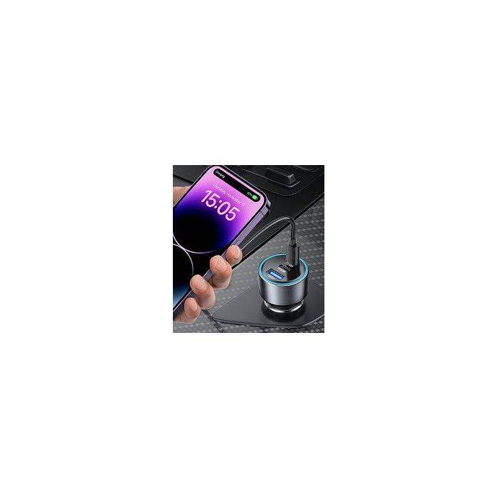 THOMSON Autolader - 12/24V - 95W - 2x USB-C PD 65W + PD 30W + USB-A QC 3.0 18W - Snelladen-2