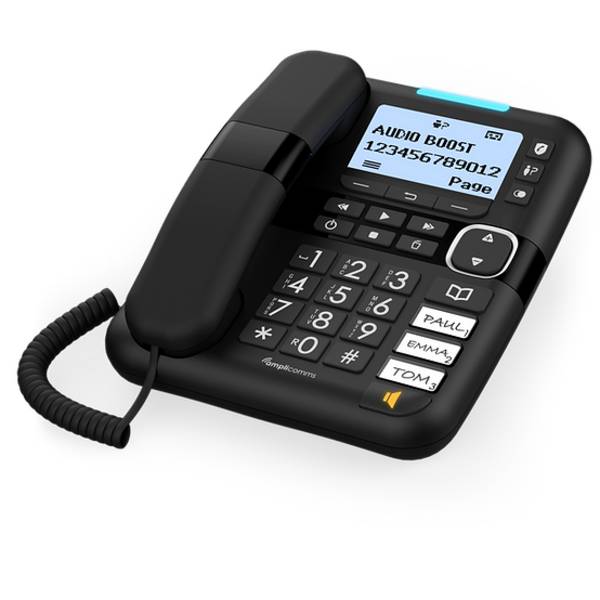 Amplicomms BigTel 1580 - DECT Handset - Handsfree - Hoortoestel Compatibel - Herbel - Antwoordapparaat ATL1423341