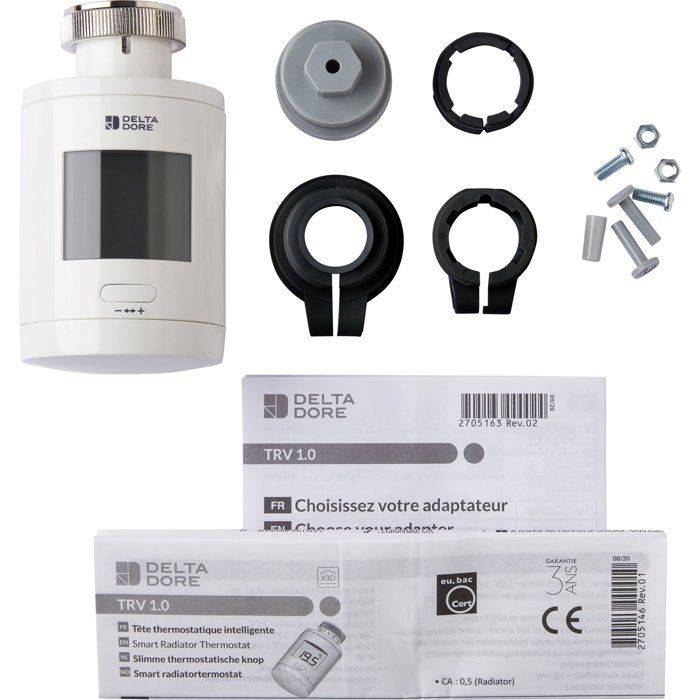 Delta Dore TRV 1.0 Thermostatische Kop en Adapters - Verbonden Verwarming, Stemcontrole-2