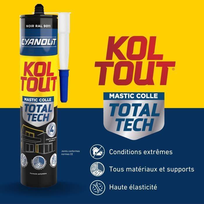 Cyanolit Total Tech Lijm 290 ml - Zwart - Hoge Sterkte-3