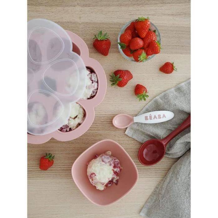 BEABA Ergonomisch Eerste Bestekset - 6 Lepels en 4 Vorken - Voor Baby's-1