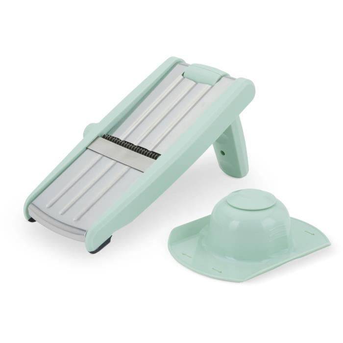LIVOO 3-in-1 Mandoline Snijder - MEN429 - RVS - Verstelbare Dikte - Antislip Voeten-0